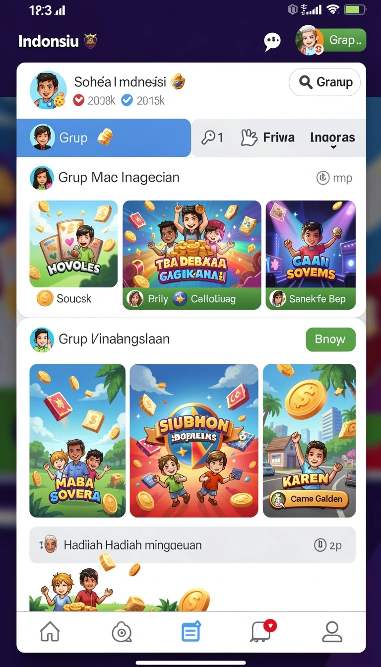 Beragam pilihan permainan menarik dalam aplikasi mkwin666 App APK Terbaru.
